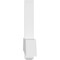 Ekena Millwork Eugene Architectural Grade PVC Gable Bracket, 108"W x 22 1/2"H x 4"D x 6"F, 5/12 Pitch GBP108X23X0406EUG00 - alternate 4